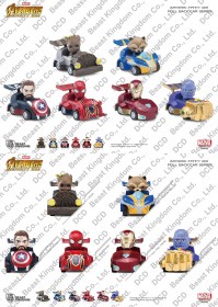 A3 Infinity War Pull Back Car Pen Series 12 PC by Beast Kingdom